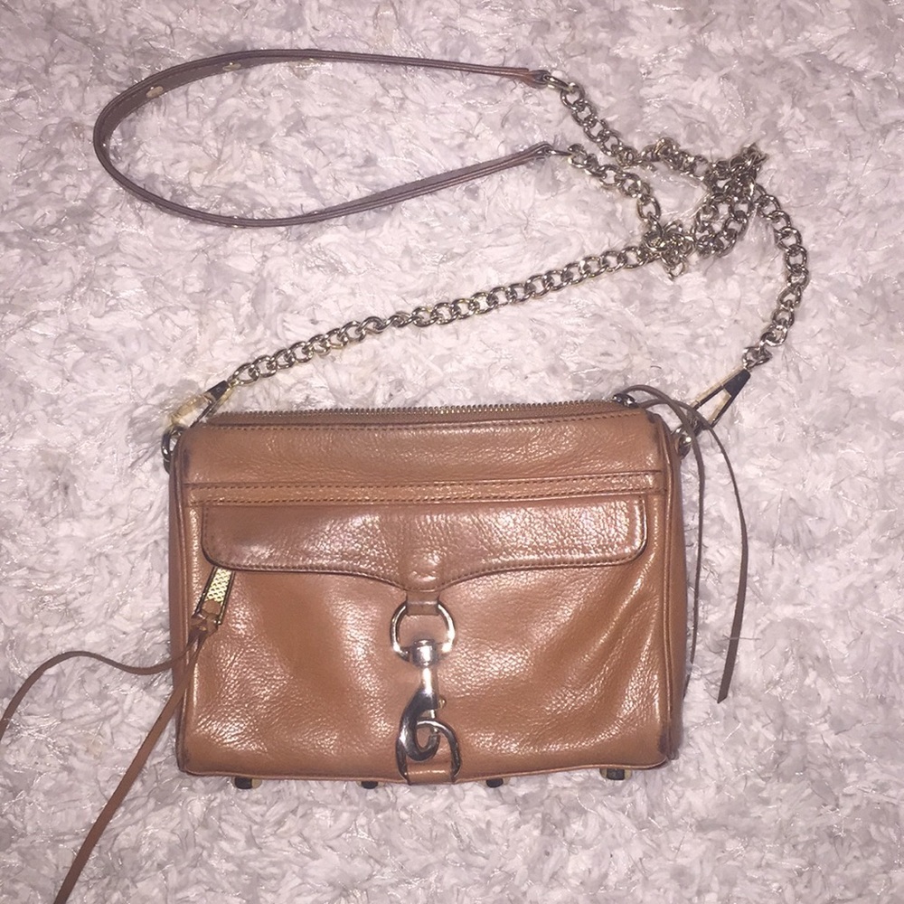 Rebecca Minkoff Mini Mac Brown Leather Bag